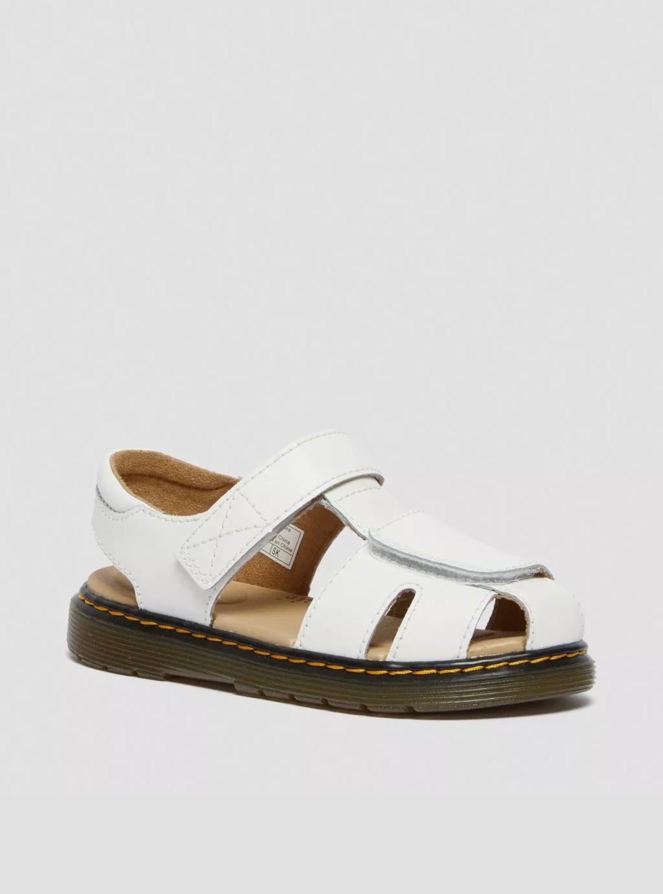 Dr Martens Junior Moby II Leather Strap Sandals