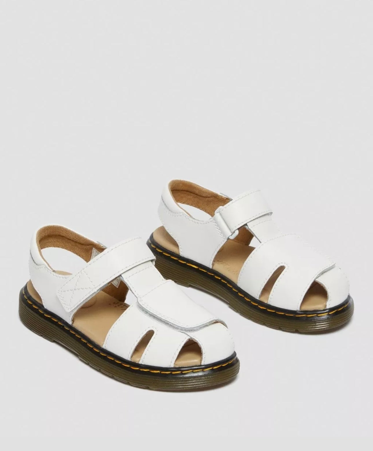 Dr Martens Junior Moby II Leather Strap Sandals
