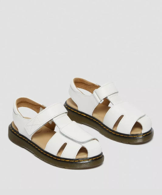 Dr Martens Junior Moby II Leather Strap Sandals