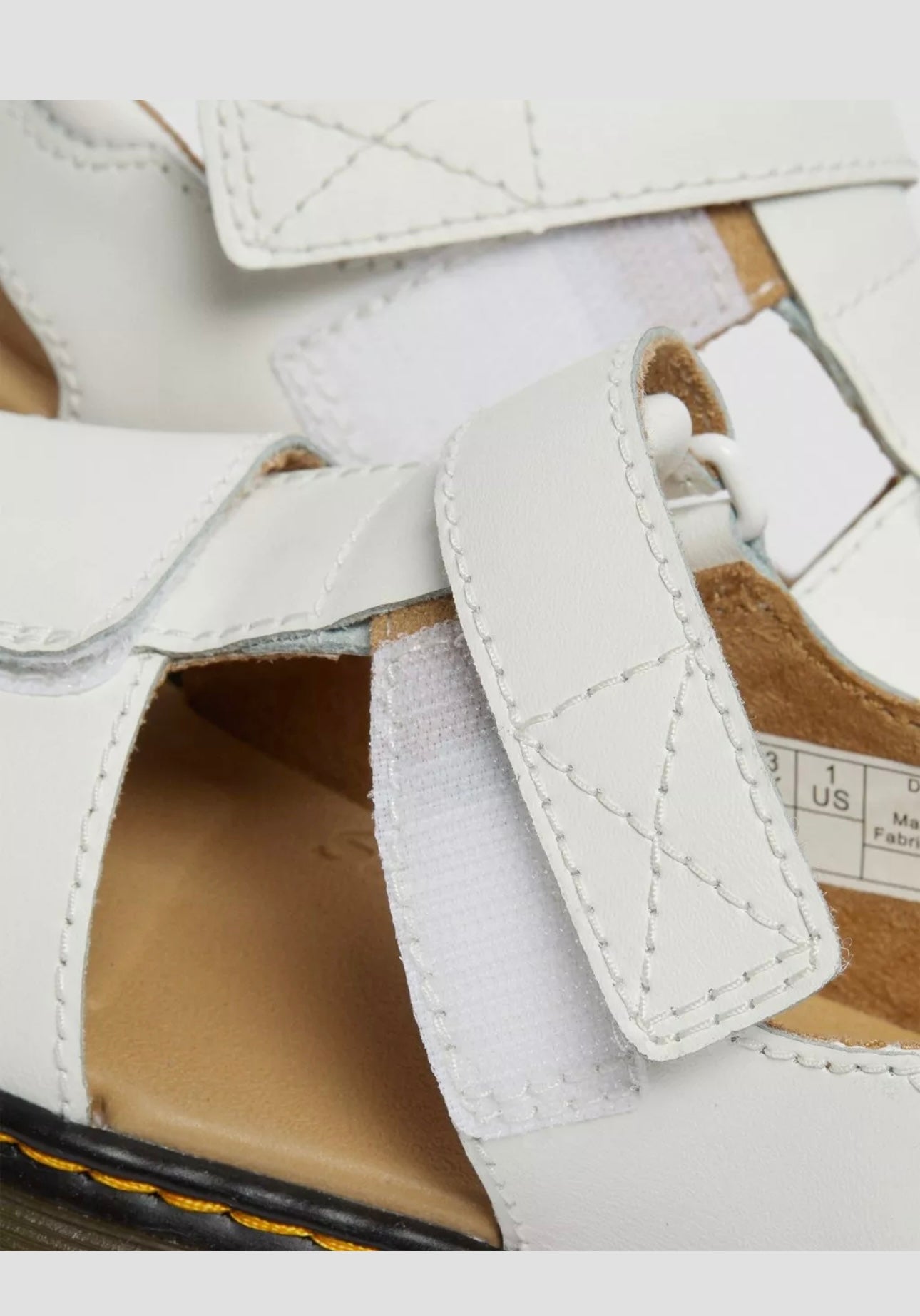 Dr Martens Junior Moby II Leather Strap Sandals