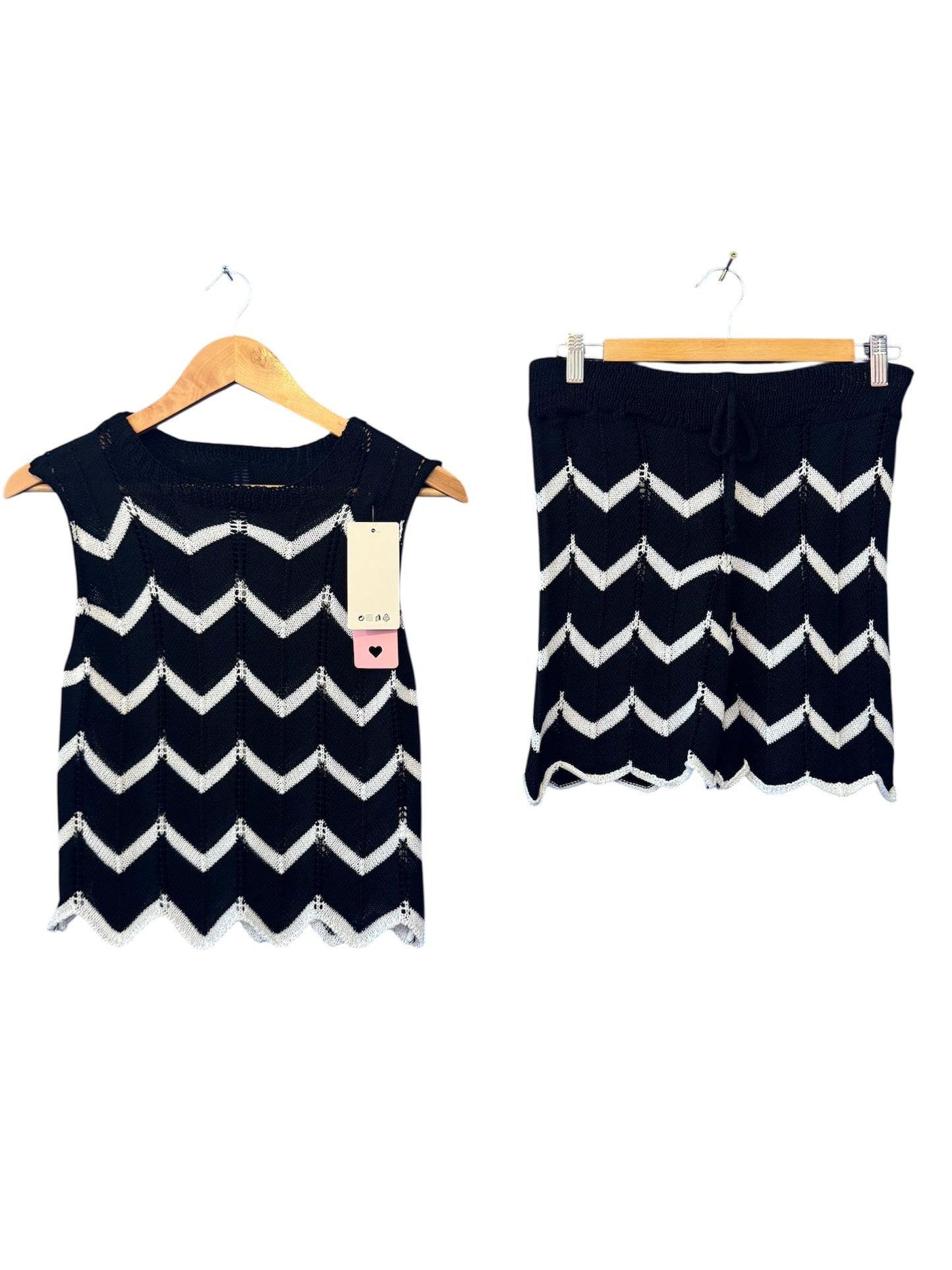 Women’s Knitted 2 Piece Set Top & Shorts