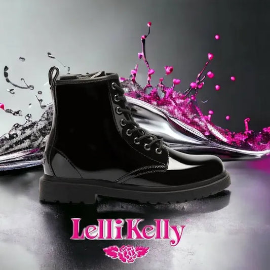 Girl’s Lelli Kelly Harper Black Patent Boots