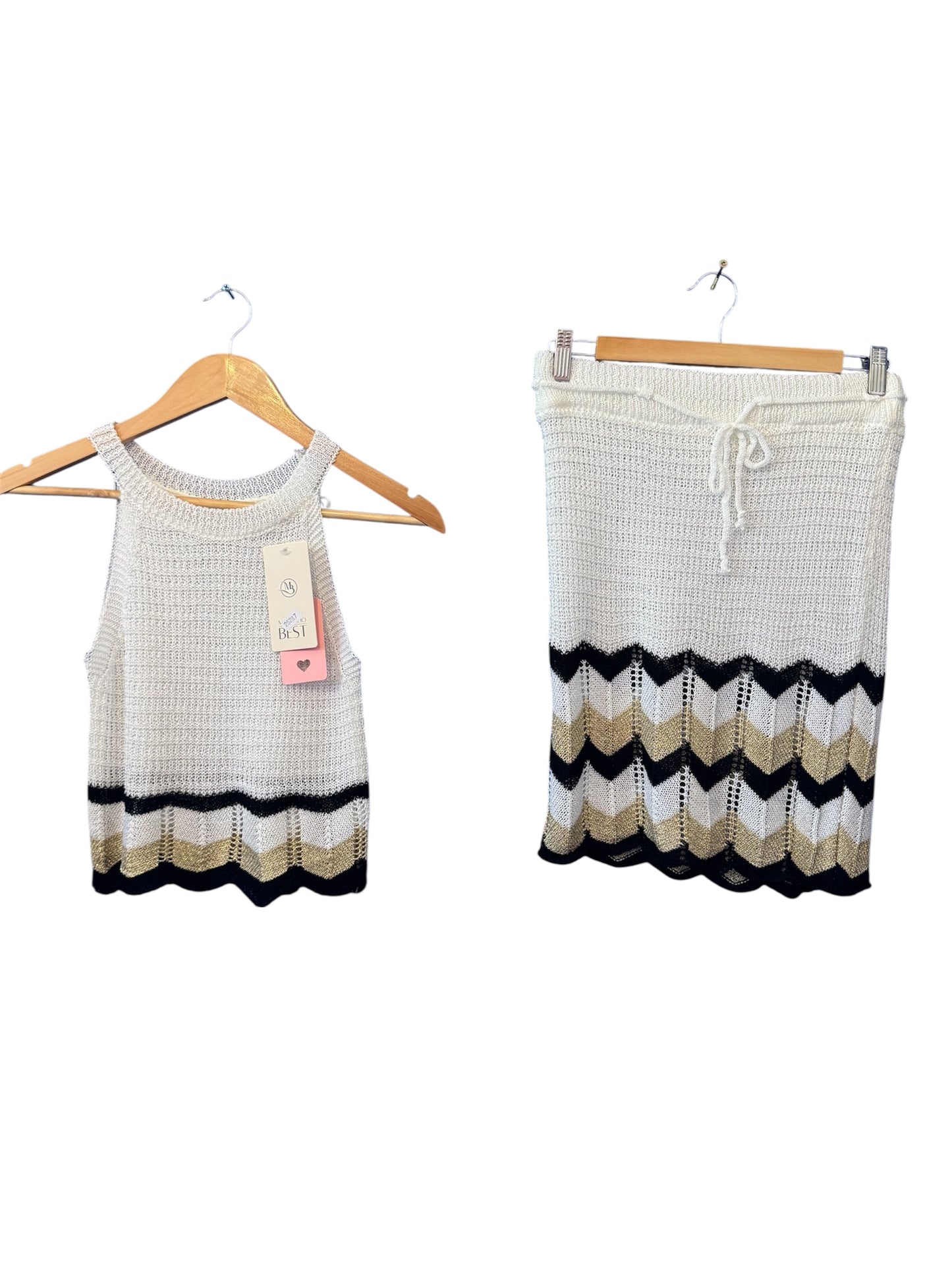 Women’s Knitted 2 Piece Set Top & Skirt