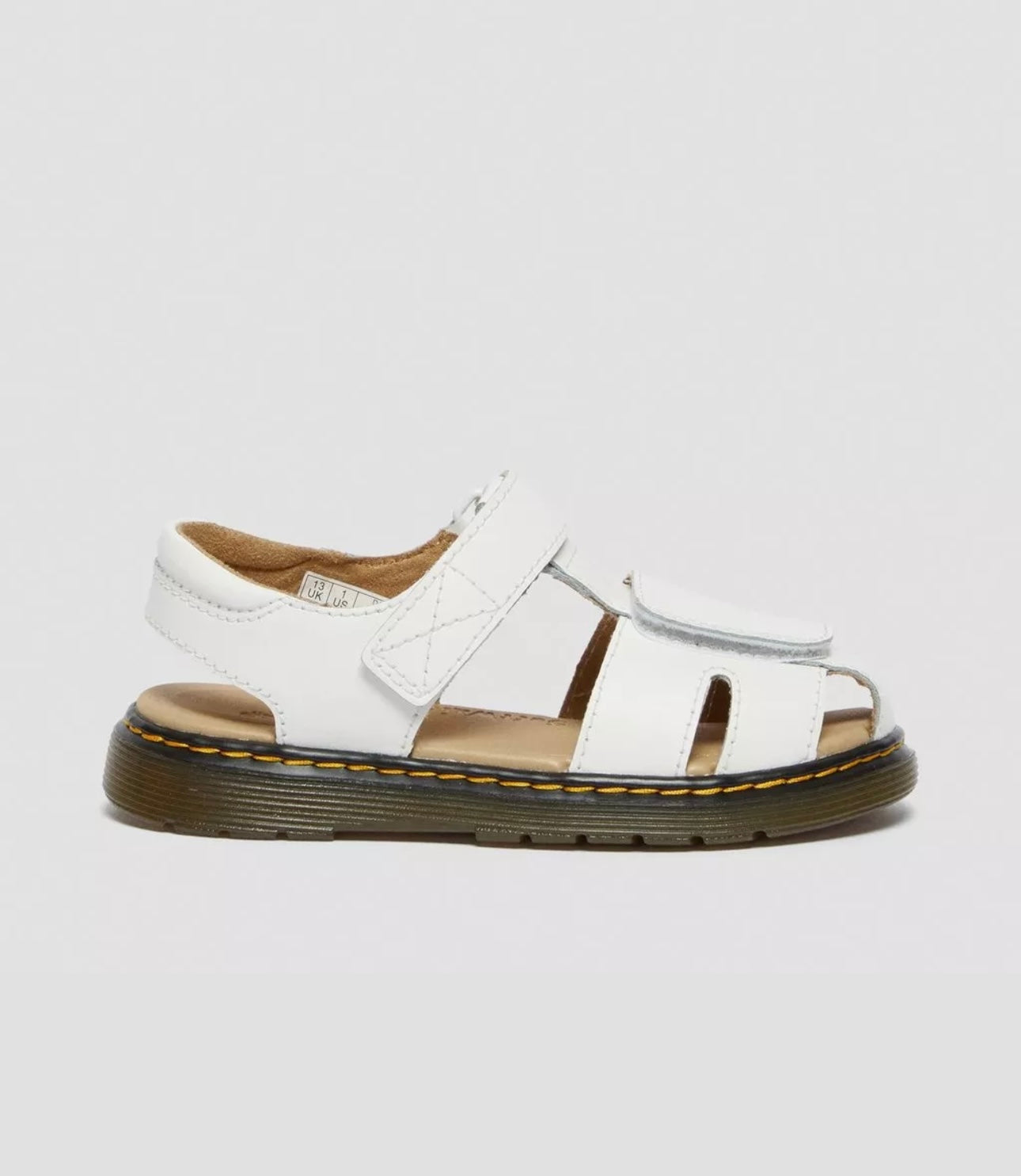 Dr Martens Junior Moby II Leather Strap Sandals