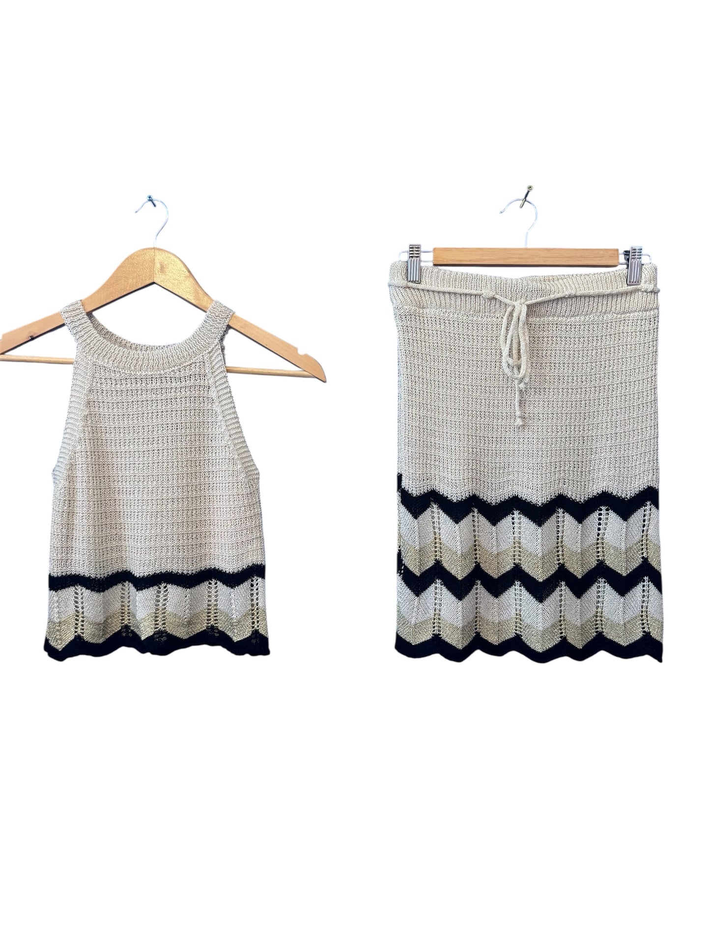 Women’s Knitted 2 Piece Set Top & Skirt